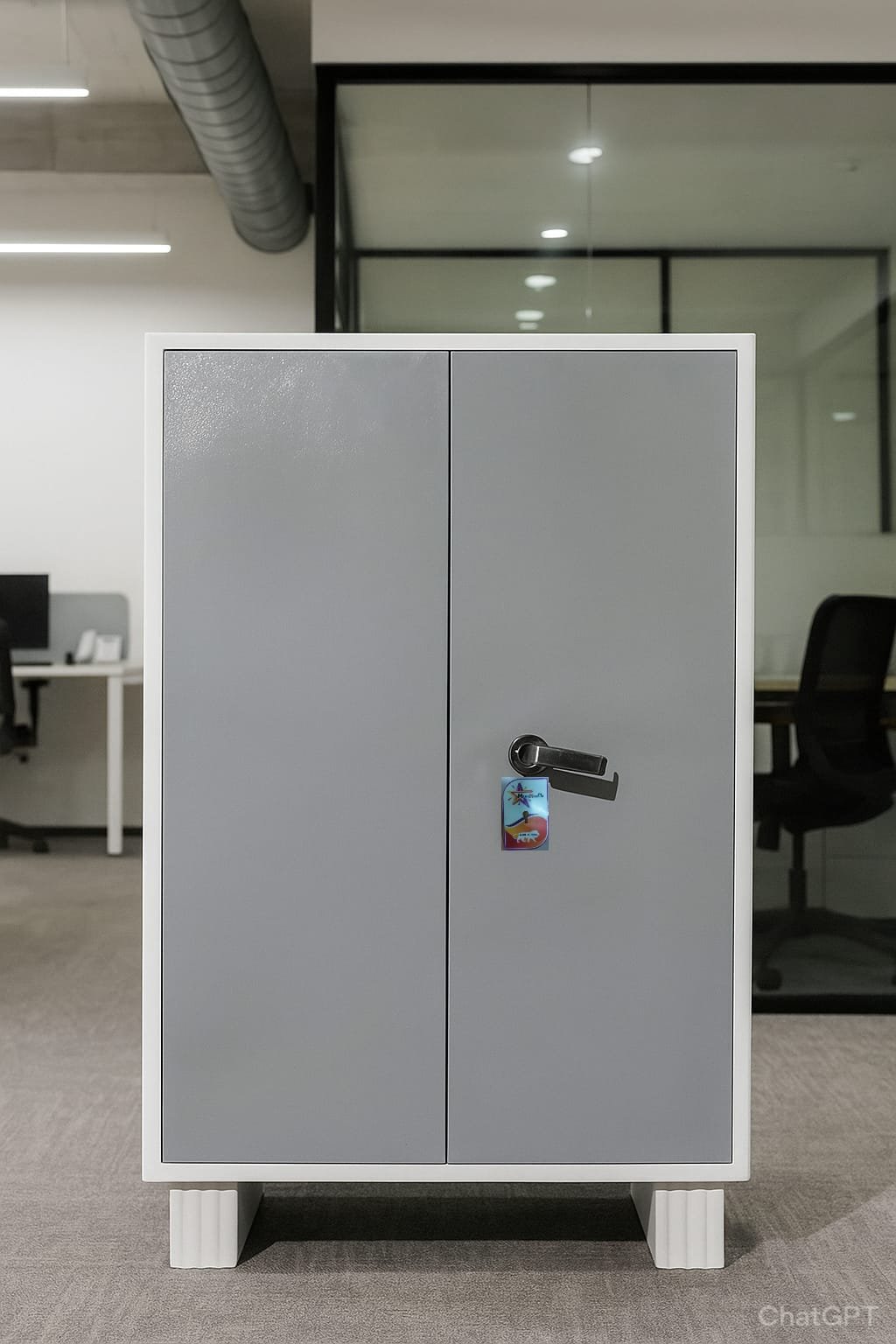 5 FEET IRON OFFICE STOREWELL