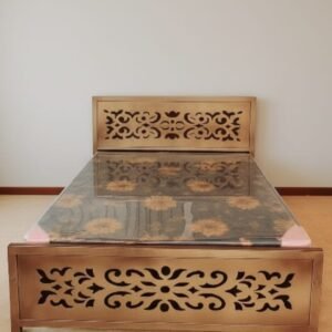 6.5x4.5 LASER DESIGN IRON COT